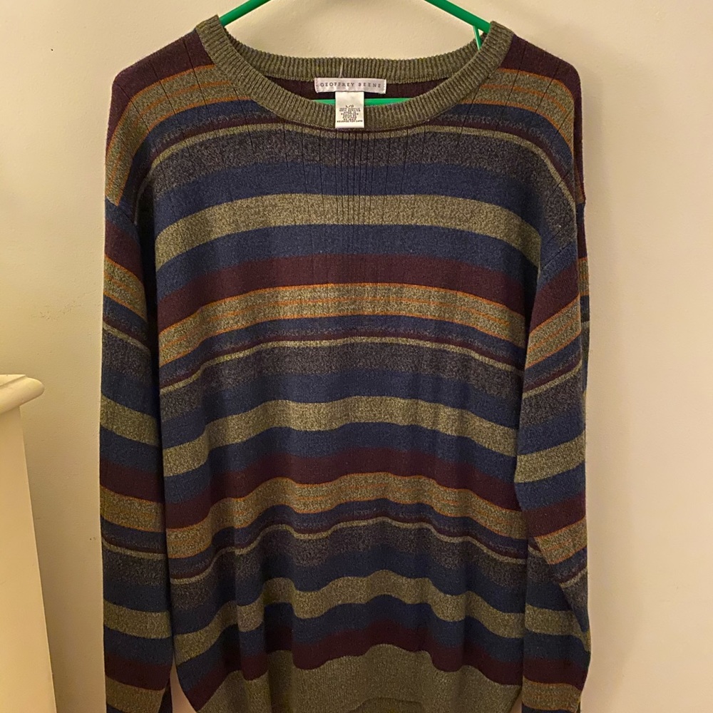 Geoffrey Beene Vintage Striped Sweater